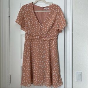 Madewell Pink Printed Dress